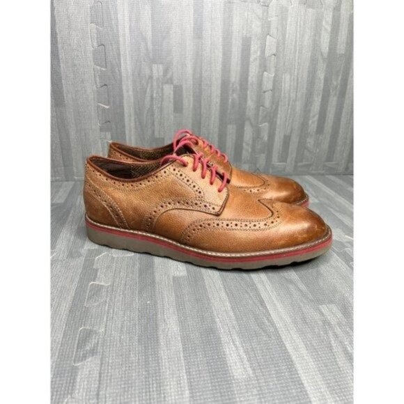 Florsheim Dash Wingtips Shoes Men\'s Size 9 Brown Leather main image 7